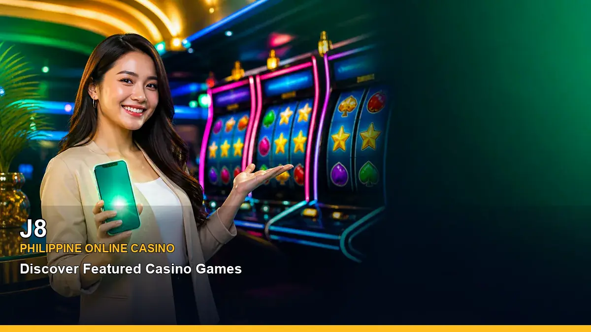 J8 featured slots and live casino guide for Philippine players with featured game highlights