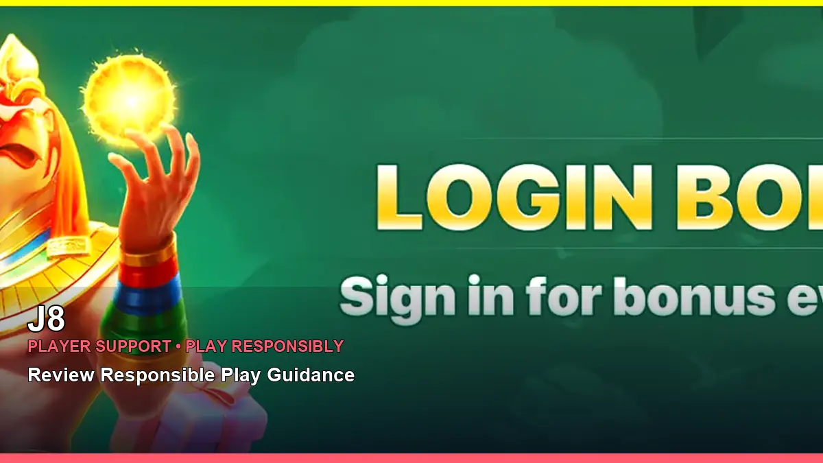 J8 player support and responsible gaming guide for Philippine players