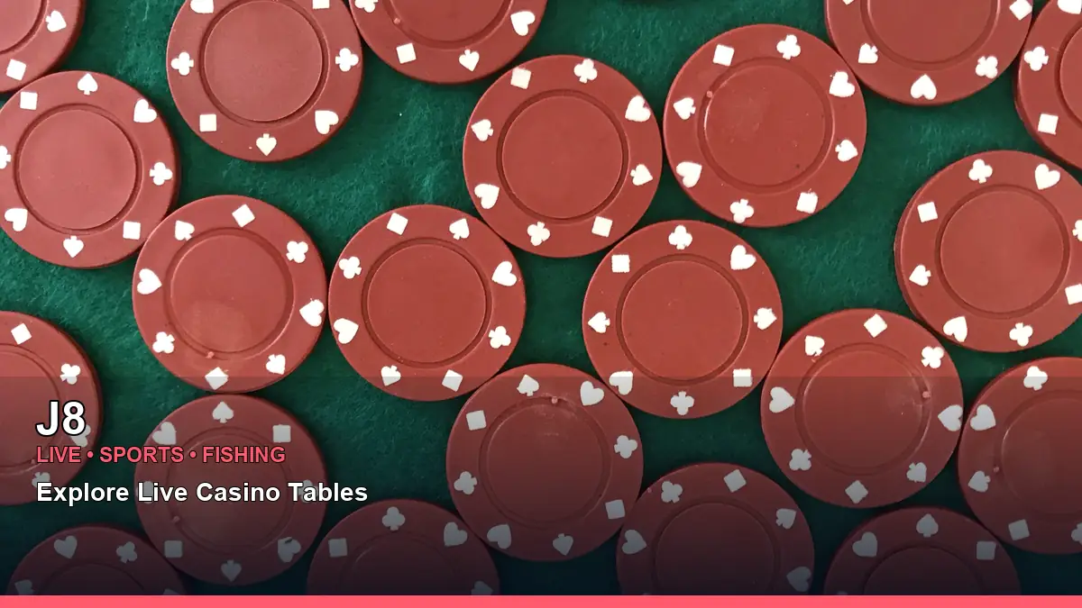J8 live casino tables for Philippine players