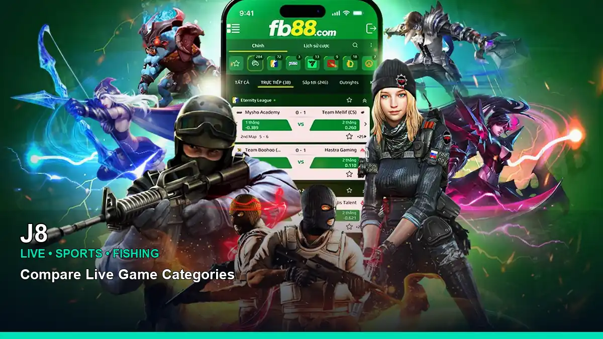 J8 sports betting and arcade games for Philippine players